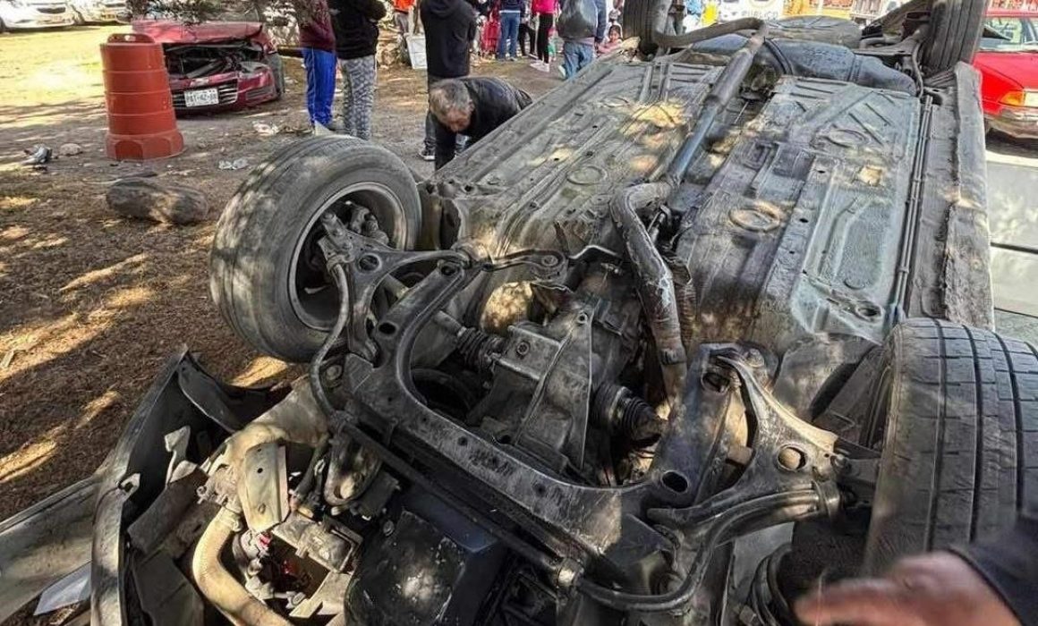 Colisión en la Toluca–Atlacomulco genera caos vial en zona de Palmillas