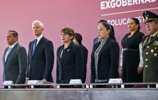 Conmemora Delfina Gómez a Alfredo del Mazo en su aniversario luctuoso
