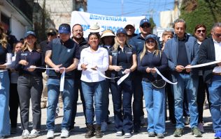 Cumple Huixquilucan compromiso de repavimentación en Federal Burocrática