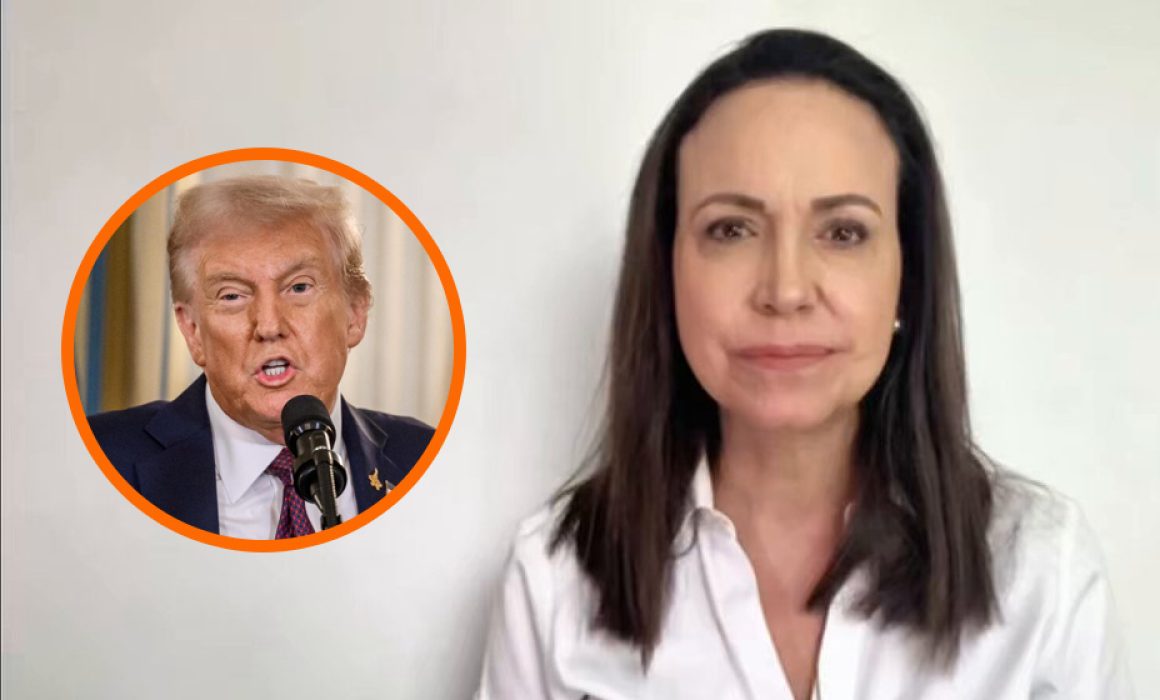 Declara Machado que Trump merece Nobel de la Paz tras captura de Maduro