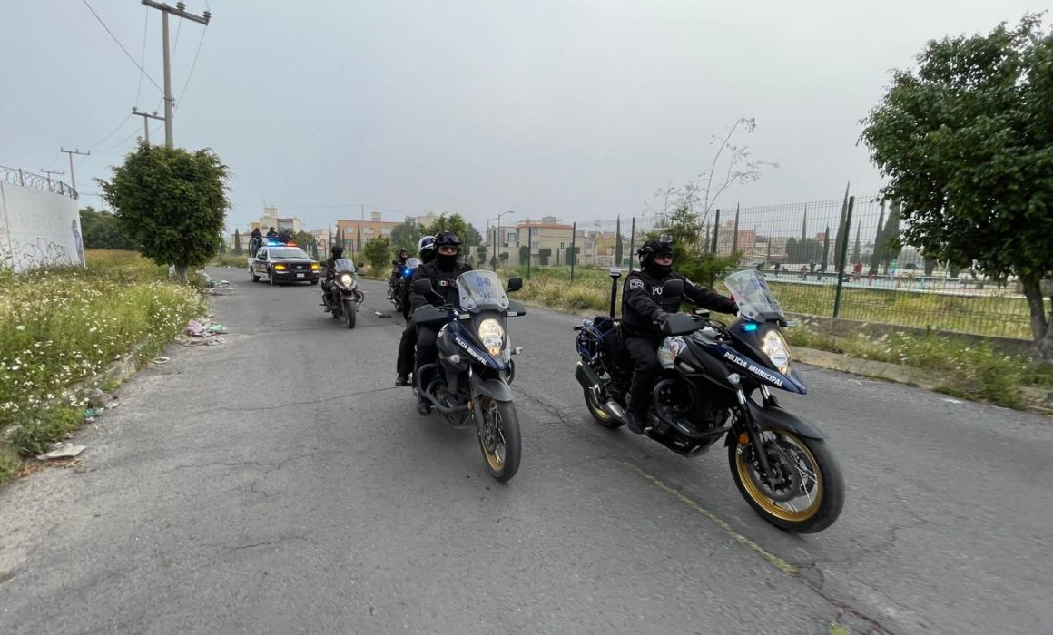 Desintegra Azucena Cisneros agrupamiento de motopatrullas en Ecatepec