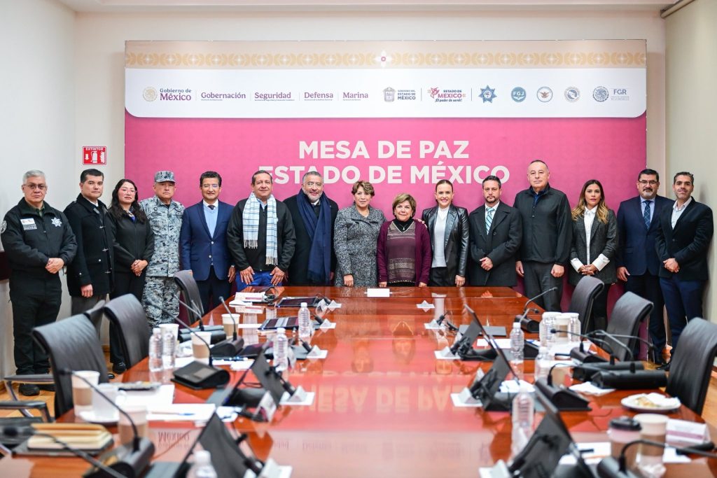 Destaca Delfina Gómez el trabajo interinstitucional en las Mesas de Paz
