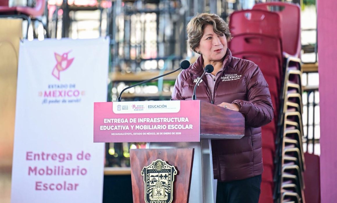 Destina Delfina Gómez 57 mdp a fortalecer escuelas de Nezahualcóyotl