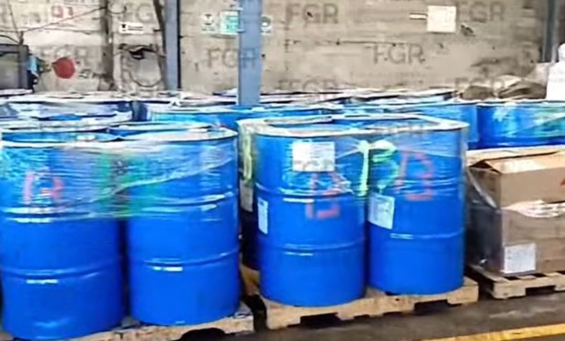 Destruye FGR en Edomex 105 toneladas de sustancias aseguradas en Sinaloa