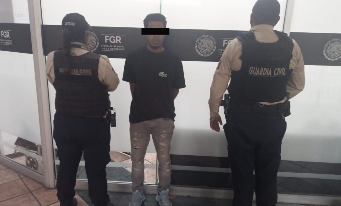 Detiene Guardia Civil de Tecámac a presunto integrante de grupo criminal