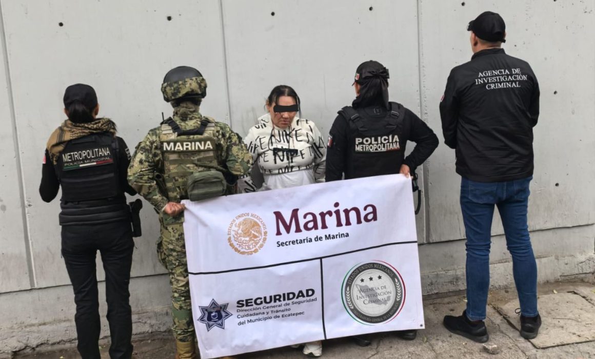 Detiene la Marina a colombiana por extorsión en Ecatepec