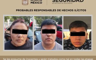 Detienen a 3 presuntos implicados en delitos contra la salud en Texcoco