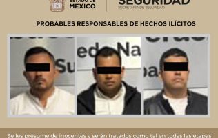 Detienen autoridades a tres personas armadas en Atizapán de Zaragoza