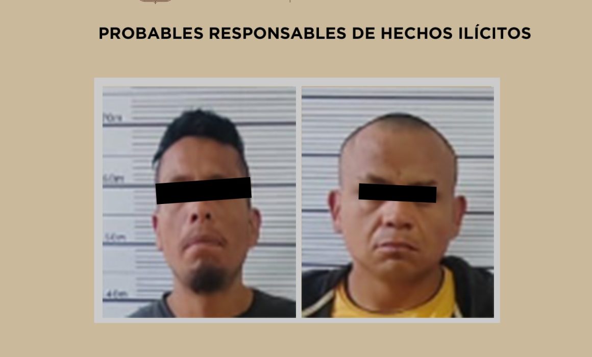 Detienen en Valle de Chalco a dos hombres con droga y réplica de arma ...