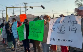 Estalla protesta por agua en Nezahualcóyotl en pleno regreso a clases