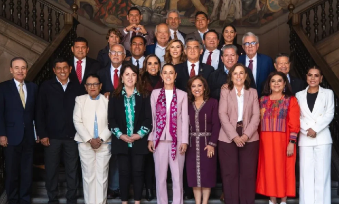 Gobernadores morenistas respaldan postura de Sheinbaum en tema Maduro