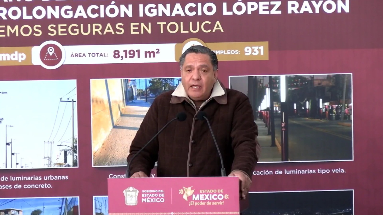 Inauguran 3 Senderos Seguros en Toluca autoridades estatales y municipales