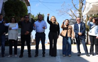 Inicia Huixquilucan 2026 con repavimentación de calle en El Olivo vial