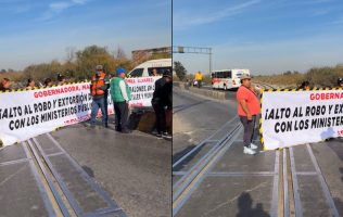 Inicia huelga de transportistas en Chimalhuacán; exigen al Gobierno