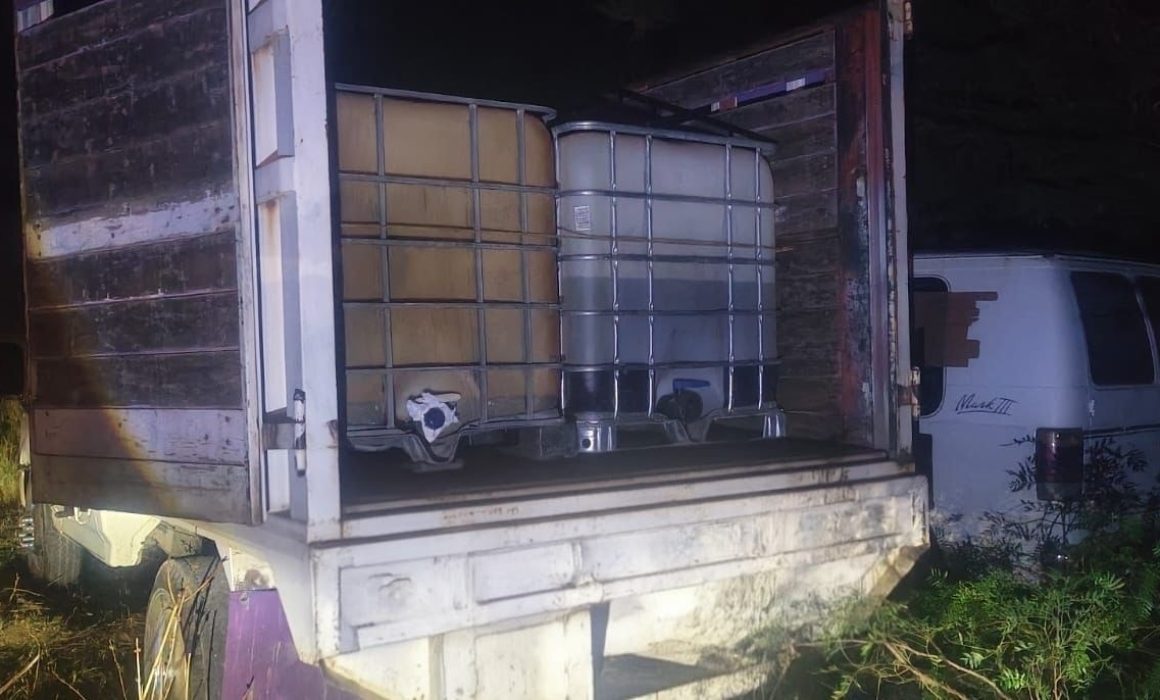 Localiza la SSEM más de mil litros de hidrocarburo ilícito en Acolman