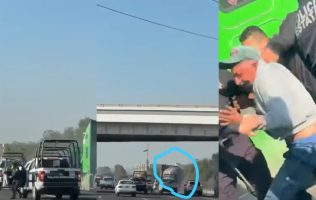 Persiguen a camión sobre la México-Pachuca en Tecámac y frustran robo