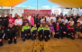 Potencian liderazgo de mujeres bomberas con encuentro en Calimaya