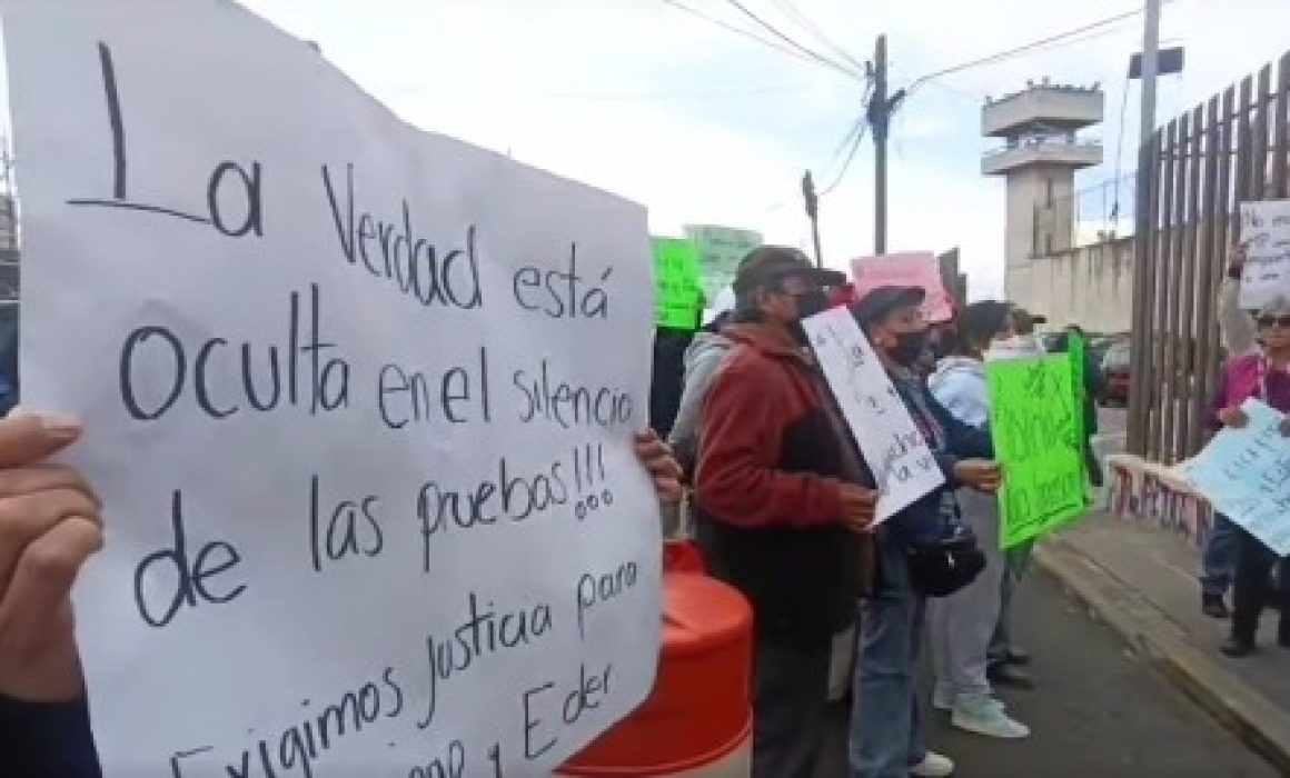 Protestan en Chalco por liberación de presunto homicida de Diego