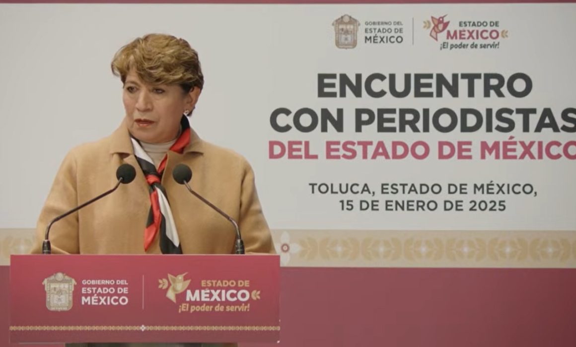 Reafirma Delfina Gómez alianza con periodistas y rumbo social del Edomex