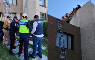Reconocen labor de bomberos y paramédicos tras rescate en Metepec
