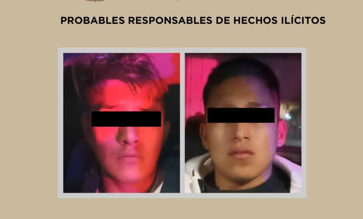Recuperan auto y detienen a dos por receptación en Coacalco