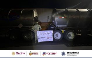 Recuperan en Ecatepec tanque cisterna robado tras reporte ciudadano