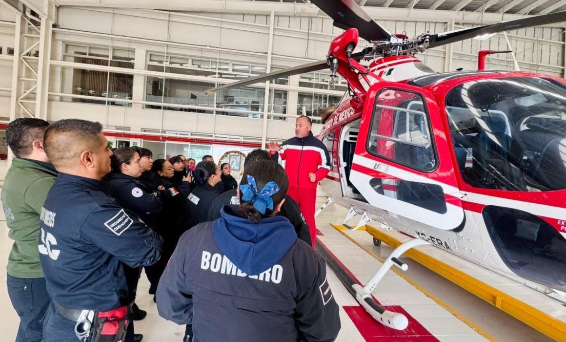 Refuerza Edomex protocolos de seguridad en traslados aeromédicos