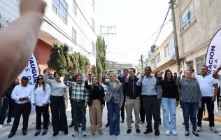 Repavimentan calle en Palo Solo y mejora movilidad en Huixquilucan