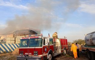 Reporta PC del Edomex incendio en fábrica de pirotecnia en Tultepec