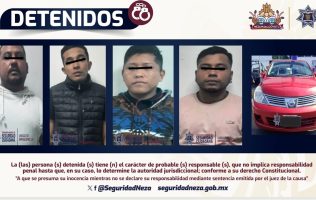 Rescatan a víctima de secuestro y detienen a 4 en Nezahualcóyotl