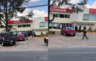 Roban 2.5 mdp a mujer dentro de banco en Toluca; segundo caso en 2 días