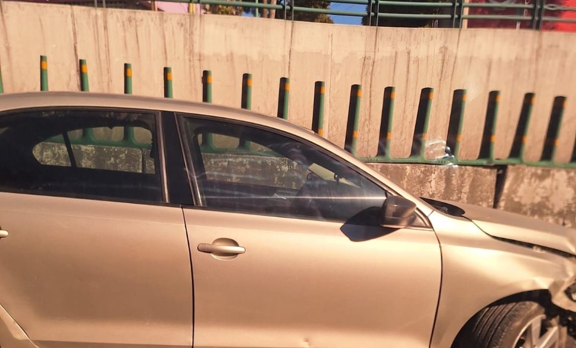 Accidente de 5 autos en Toluca