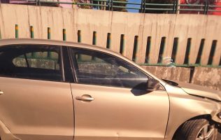 Accidente de 5 autos en Toluca