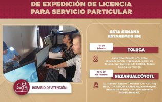 Acerca SEMOV del Estado de México unidades móviles de licencias