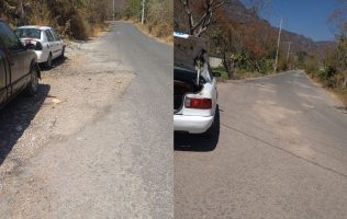 Advierten transportistas riesgos por carretera dañada en Malinalco