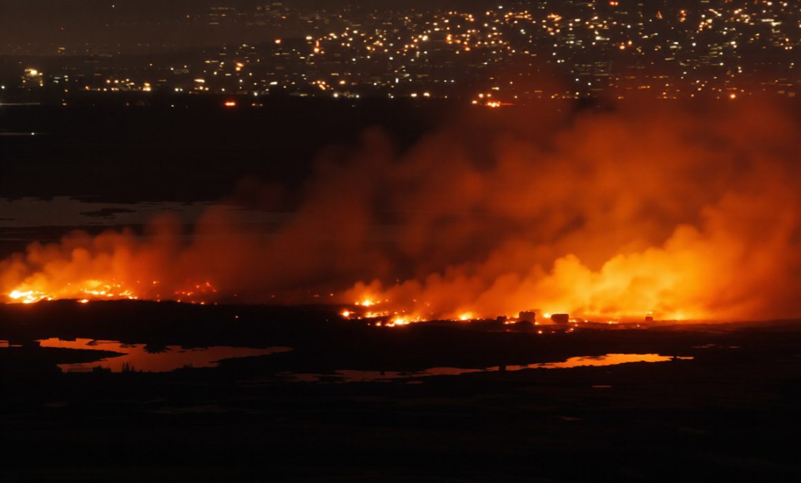 Agrava incendio en Texcoco contingencia ambiental en Valle de México