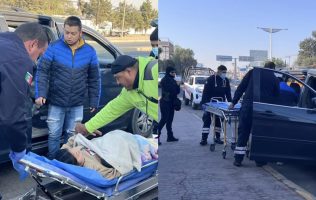 Asiste Guardia Civil de Tecámac parto dentro de un automóvil