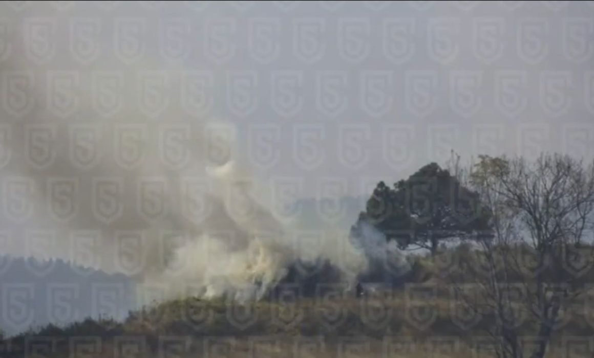 Atienden incendio de pastizal en San Juan Buenavista, Huixquilucan