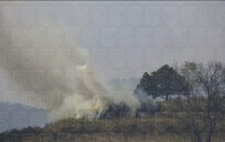 Atienden incendio de pastizal en San Juan Buenavista, Huixquilucan