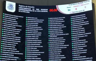 Avala Senado características de 3 monedas conmemorativas del Mundial
