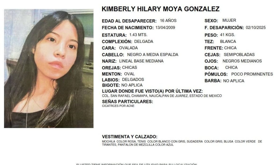 Busca familia apoyo internacional por caso en Naucalpan