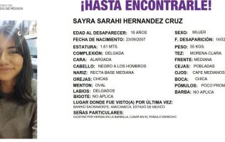Buscan a joven de Chimalhuacán extraviada en Amecameca