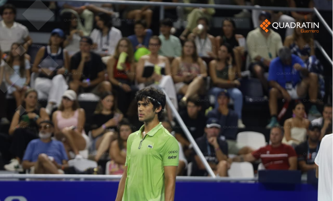 Cae en dobles el mexicano Rodrigo Pacheco y se despide del AMT Acapulco