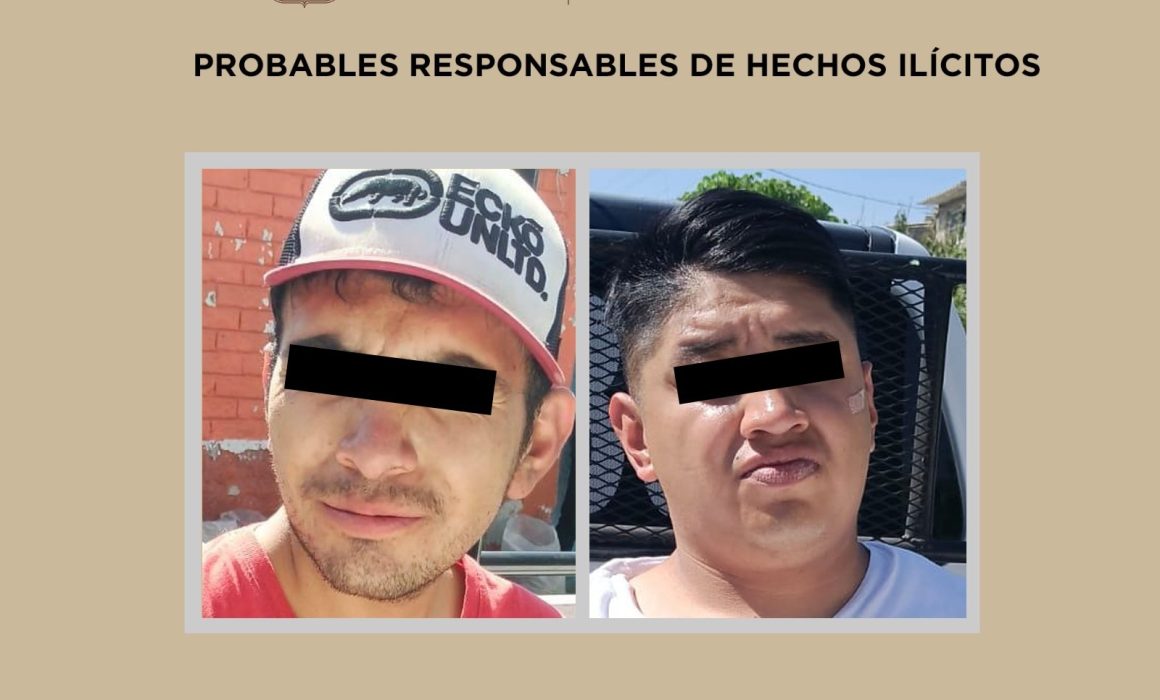 Caen a dos por narcomenudeo y portación de arma en Valle de Chalco