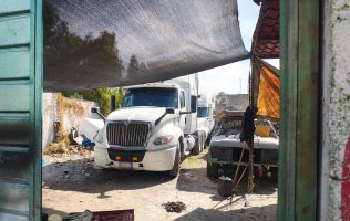 Capturan a 4 en Acolman por robo de tractocamión y aseguran predio