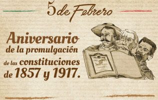 Conmemoran el 5 de febrero la promulgación de la Constitución de 1917