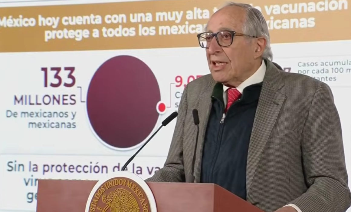 Control de sarampión, porque gran parte de mexicanos ya están vacunados