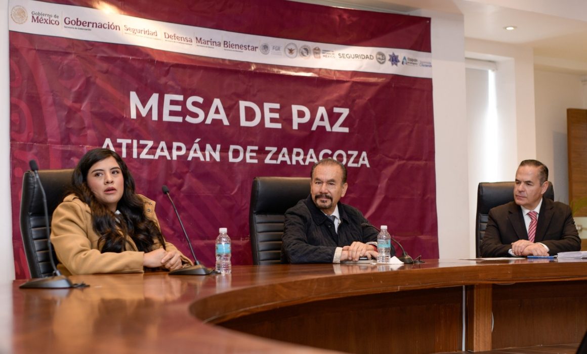 Coordinan acciones firmes por la seguridad en Atizapán