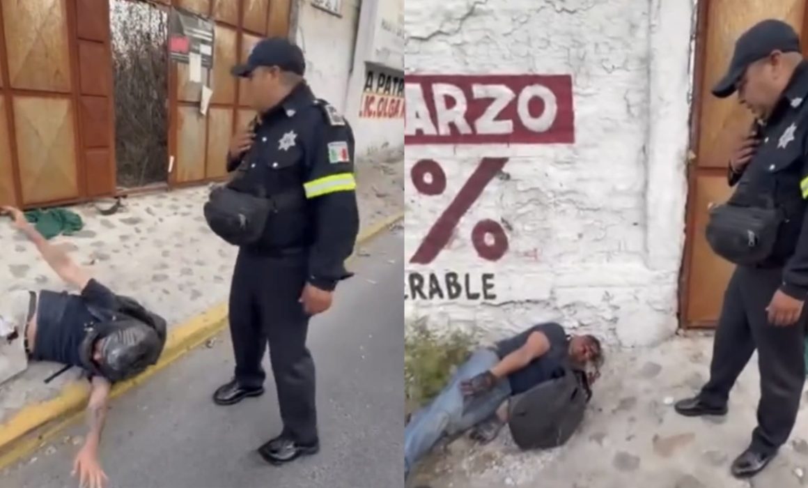 Denuncian abuso policial tras agresión a motociclista en Ixtapaluca