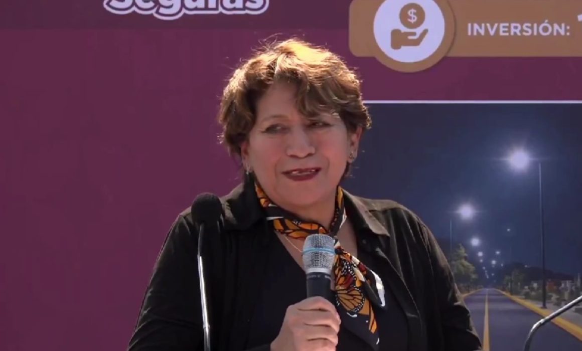 Destaca Delfina Gómez trabajo en obra urbana de Valle de Chalco